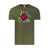 Vintage Olive autism sunflower Vintage Tee - Zillion Design Studio