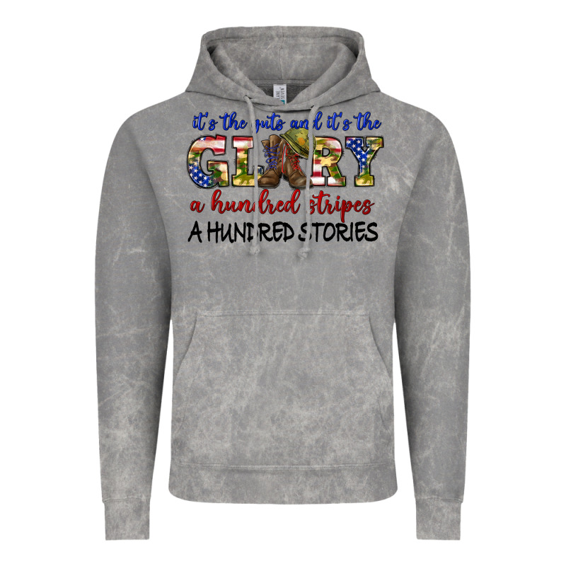 Its The Guts And Its The Glory A Hundred Stripes Vintage Hoodie by texasbilliewilder | Teevron