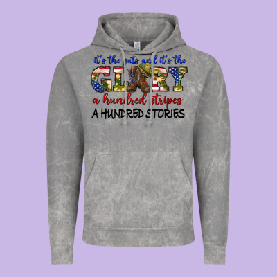 Vintage Hoodie its the guts and its the glory a hundred stripes