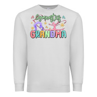 Dove Grey gymnastics grandma Premium Sweatshirt - MaliasSmallBusiness
