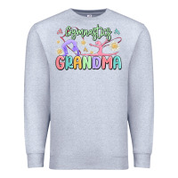 Heather Grey gymnastics grandma Premium Sweatshirt - MaliasSmallBusiness