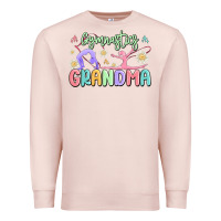 Pale Pink gymnastics grandma Premium Sweatshirt - MaliasSmallBusiness