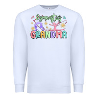 White gymnastics grandma Premium Sweatshirt - MaliasSmallBusiness