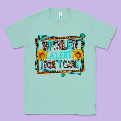 Spoiler Alert I Dont Care Classic Tee Designed By Adodesignshop