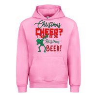 Fuchsia Pink Christmas Cheer I Thought You Said Christmas Beer Urban Hoodie - Bettercallsaul