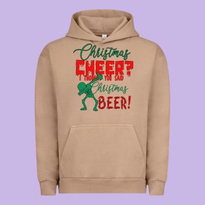 Christmas Cheer I Thought You Said Christmas Beer Urban Hoodie Designed By Bettercallsaul