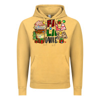 Vintage Mustard fa la la la latte Vintage Hoodie - Zillion Design Studio