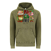 Vintage Olive fa la la la latte Vintage Hoodie - Zillion Design Studio