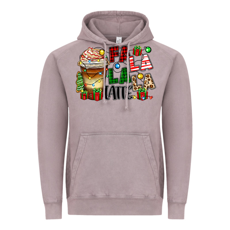 Fa La La La Latte Vintage Hoodie by Zillion Design Studio | Teevron