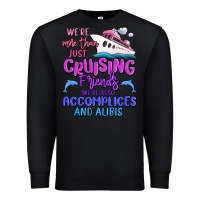 Black we're more than just cruising friends Premium Sweatshirt - MaliasSmallBusiness