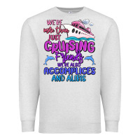 Oatmeal Heather we're more than just cruising friends Premium Sweatshirt - MaliasSmallBusiness