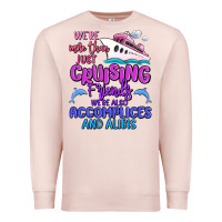 Pale Pink we're more than just cruising friends Premium Sweatshirt - MaliasSmallBusiness