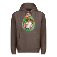 Coffee baseball and western roses teardrop  6 Premium Hoodie - BundleAndBundleShop