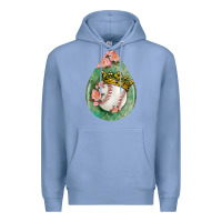 Colony Blue baseball and western roses teardrop  6 Premium Hoodie - BundleAndBundleShop