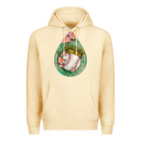 Baseball And Western Roses Teardrop  6 Premium Hoodie | Teevron