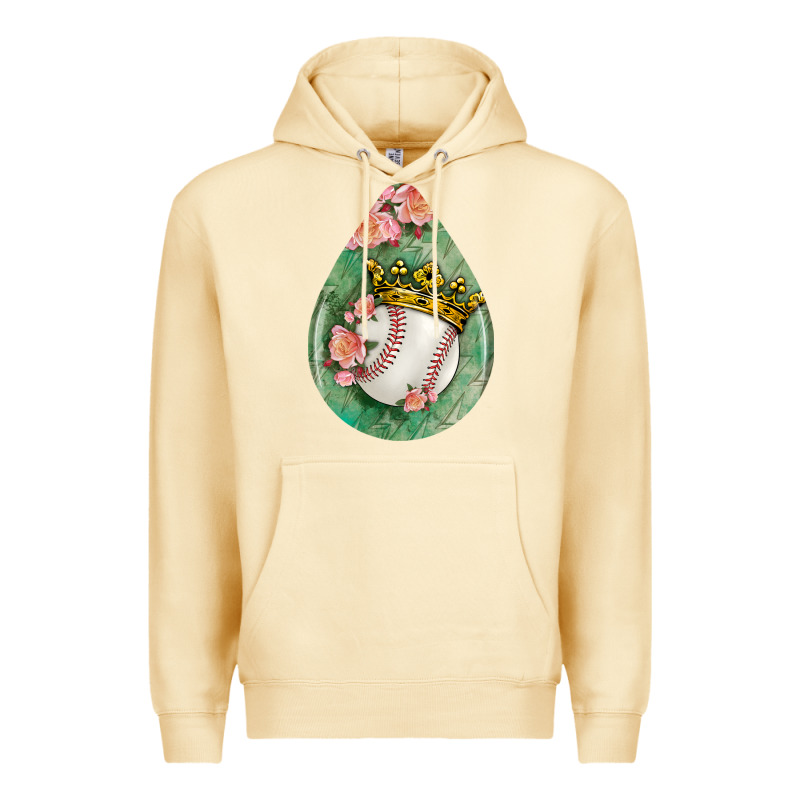 Baseball And Western Roses Teardrop  6 Premium Hoodie by BundleAndBundleShop | Teevron