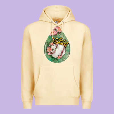 Baseball And Western Roses Teardrop  6 Premium Hoodie Designed By Bundleandbundleshop