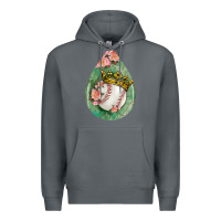 Rock baseball and western roses teardrop  6 Premium Hoodie - BundleAndBundleShop