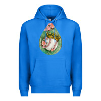 True Royal baseball and western roses teardrop  6 Premium Hoodie - BundleAndBundleShop