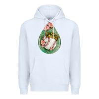 White baseball and western roses teardrop  6 Premium Hoodie - BundleAndBundleShop