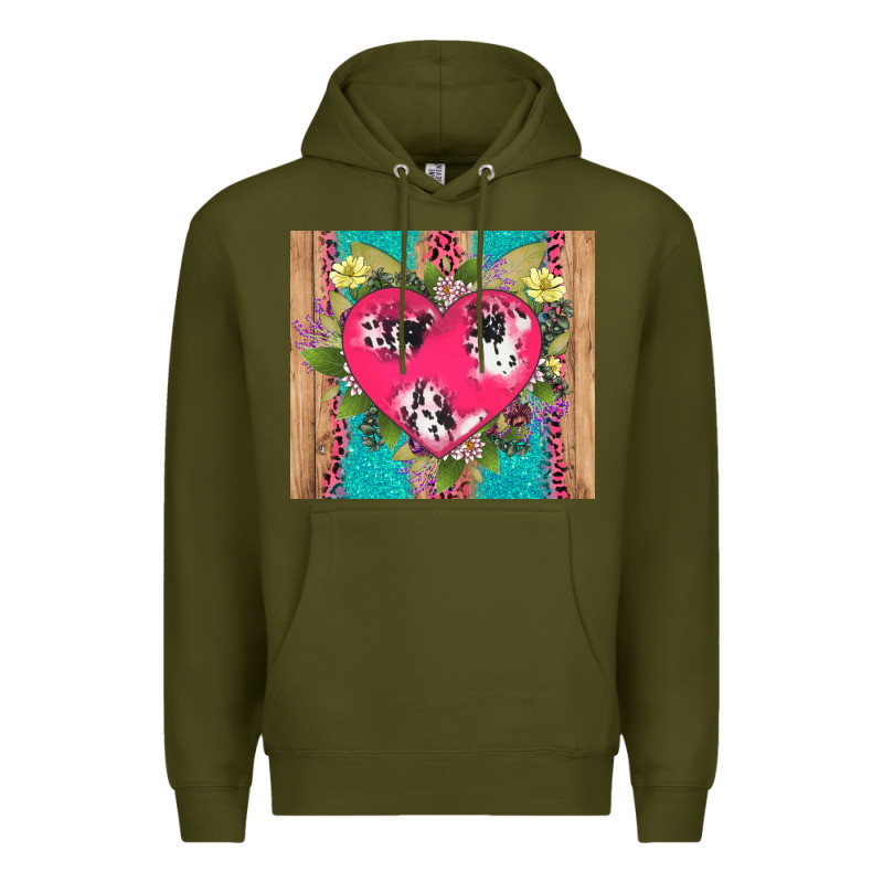V.d Cow And Heart Premium Hoodie by AdoDesignShop | Teevron