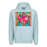 Blue Mist v.d cow and heart Premium Hoodie - AdoDesignShop