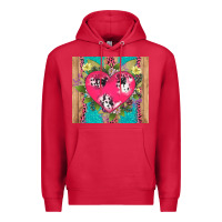 Cardinal v.d cow and heart Premium Hoodie - AdoDesignShop