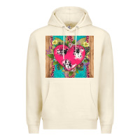Sandshell v.d cow and heart Premium Hoodie - AdoDesignShop