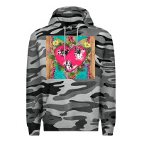 Slate Camo v.d cow and heart Premium Hoodie - AdoDesignShop