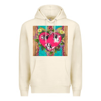 Tofu v.d cow and heart Premium Hoodie - AdoDesignShop