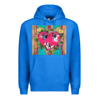 True Royal v.d cow and heart Premium Hoodie - AdoDesignShop