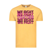 Vintage Mustard Together We Fight Vintage Tee - texasbilliewilder