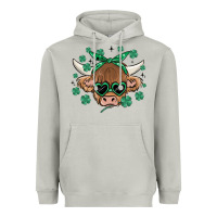 Moon Dust st patrick's day cow Heavyweight Hoodie - MaliasSmallBusiness