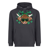 Smoke st patrick's day cow Heavyweight Hoodie - MaliasSmallBusiness