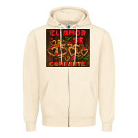 Sandshell el amor se comparte with churros Zipper Hoodie - AdoDesignShop