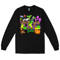 Black ekg tech nurse halloween Long Sleeve Tee - AdoDesignShop