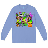 Colony Blue ekg tech nurse halloween Long Sleeve Tee - AdoDesignShop