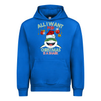Cobalt All I Want For Christmas Is A Shark Urban Hoodie - Bettercallsaul