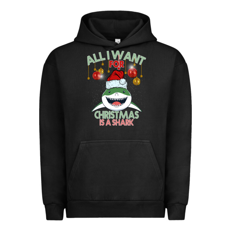 All I Want For Christmas Is A Shark Urban Hoodie by Bettercallsaul | Teevron