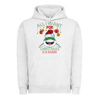 Pigment Lunar Rock All I Want For Christmas Is A Shark Urban Hoodie - Bettercallsaul