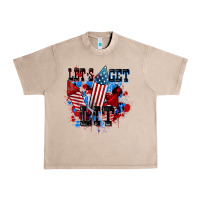 French Oak Let's get lit 4th of july Urban Heavy Tee - CowGirlArtShop