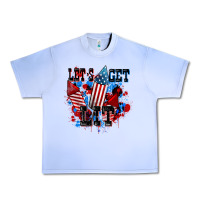 Grape Ice Let's get lit 4th of july Urban Heavy Tee - CowGirlArtShop