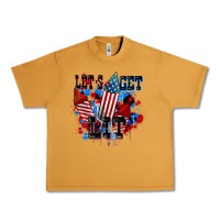 Peanut Butter Let's get lit 4th of july Urban Heavy Tee - CowGirlArtShop