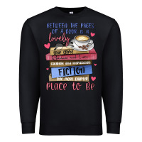 Black between the pages of a book is lovely place to be Premium Sweatshirt - MaliasSmallBusiness