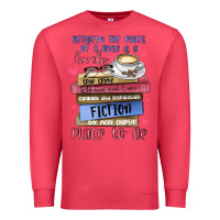 Cardinal between the pages of a book is lovely place to be Premium Sweatshirt - MaliasSmallBusiness