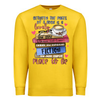 Lemon between the pages of a book is lovely place to be Premium Sweatshirt - MaliasSmallBusiness