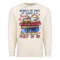 Sandshell between the pages of a book is lovely place to be Premium Sweatshirt - MaliasSmallBusiness
