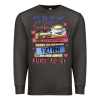 Smoke between the pages of a book is lovely place to be Premium Sweatshirt - MaliasSmallBusiness