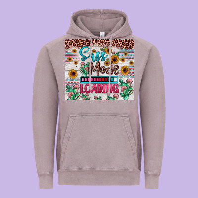 Sass Mode Loading Vintage Hoodie Designed By Jahusdesignshop