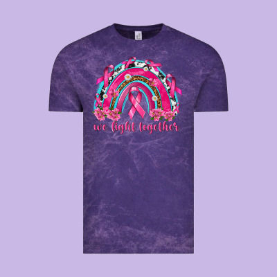 We Fight Together Rainbow Vintage Tee Designed By Texasbilliewilder